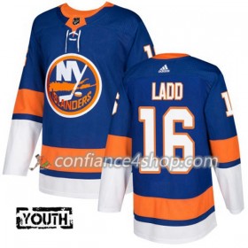Adidas Maillot de Hockey New York Islanders Andrew Ladd 16 2017-2018 Bleu Authentic - Enfant